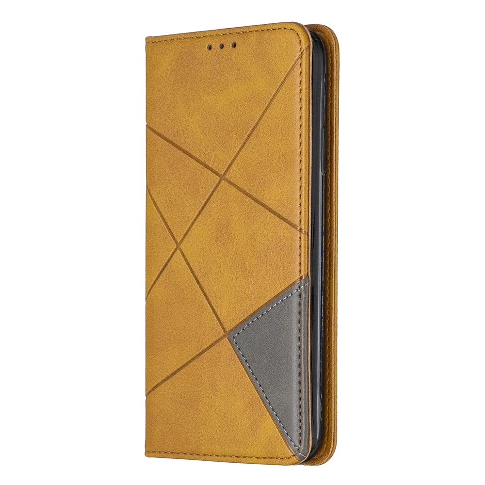 Магнитный кожаный чехол для huawei Y6 Y7 Y9 Prime Y5 Y9S откидной Чехол-книжка для huawei P30 P20 Lite P Smart Z Plus - Цвет: Цвет: желтый