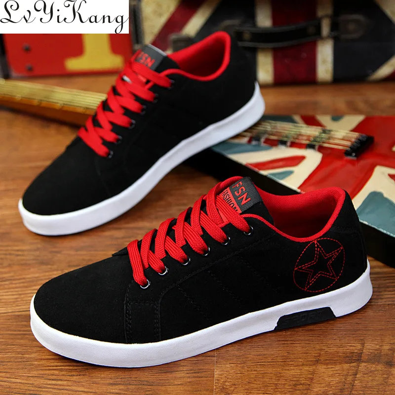 Кроссовки мужские холщовые дышащие сникерсы низкая подошва повседневная обувь