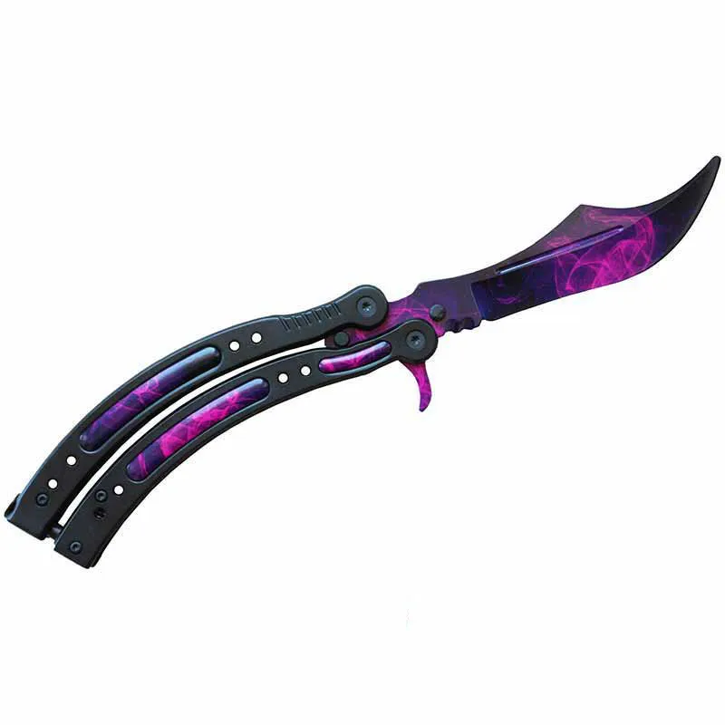 

For Butterfly Knife Personality Decal Creative VAN Car Stickers Scratch-proof Waterproof Decoration 17cm X 8cm