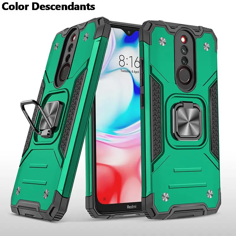 Чехол для Xiaomi Redmi 8 роскошный защитный армированный противоударный автомобильный