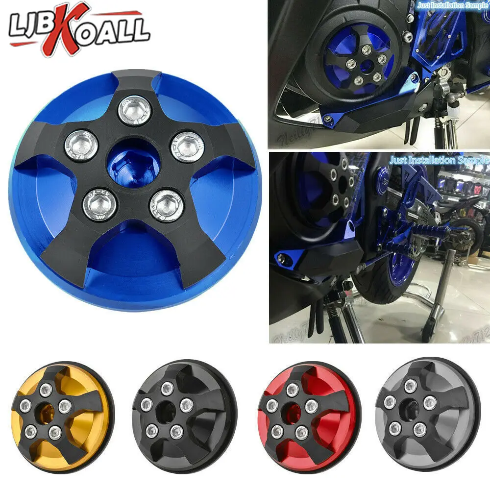 Аксессуары для мотоциклов Yamaha YZF R3 R25 MT03 алюминиевая левая заглушка двигателя