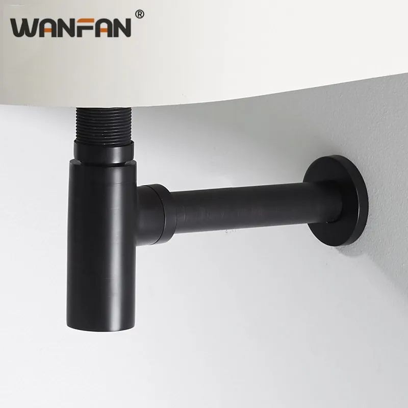 Роскошный сифон для ванной комнаты с твердым масляным покрытием бронзовый