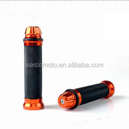 

1 pair Black Aluminum Rubber Gel 7/8" Motorcycle Handlebar Hand Grips