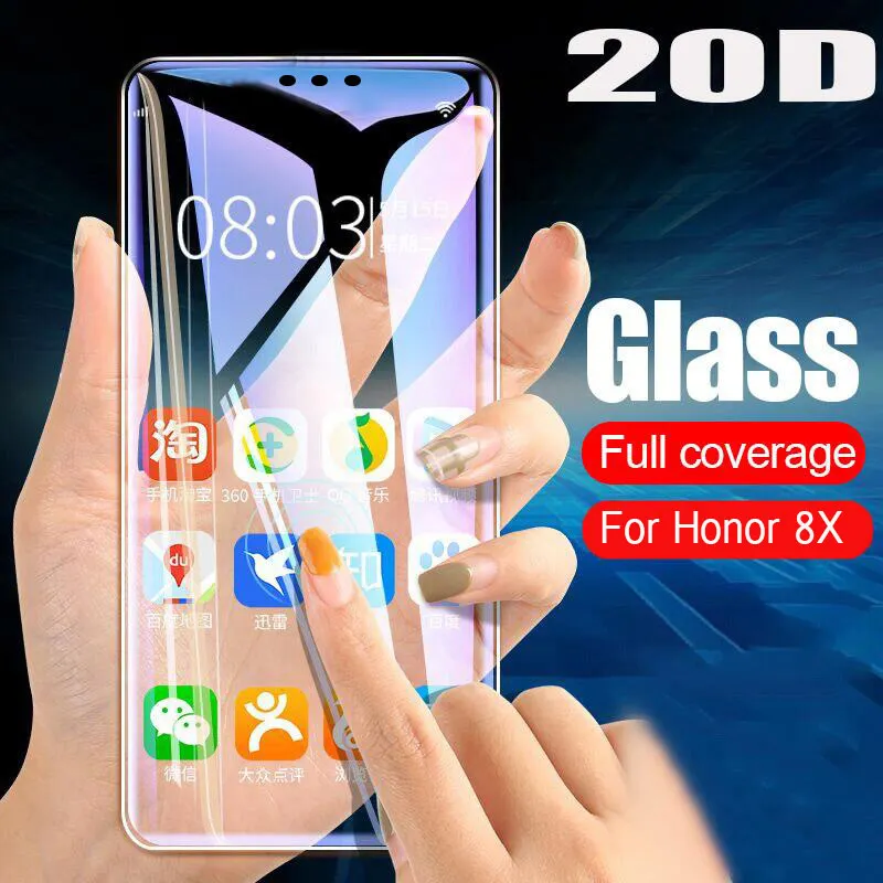 20D пленка из закаленного стекла для Huawei Honor 10 8 9 Lite 8X Max защита экрана Mate Pro Полное