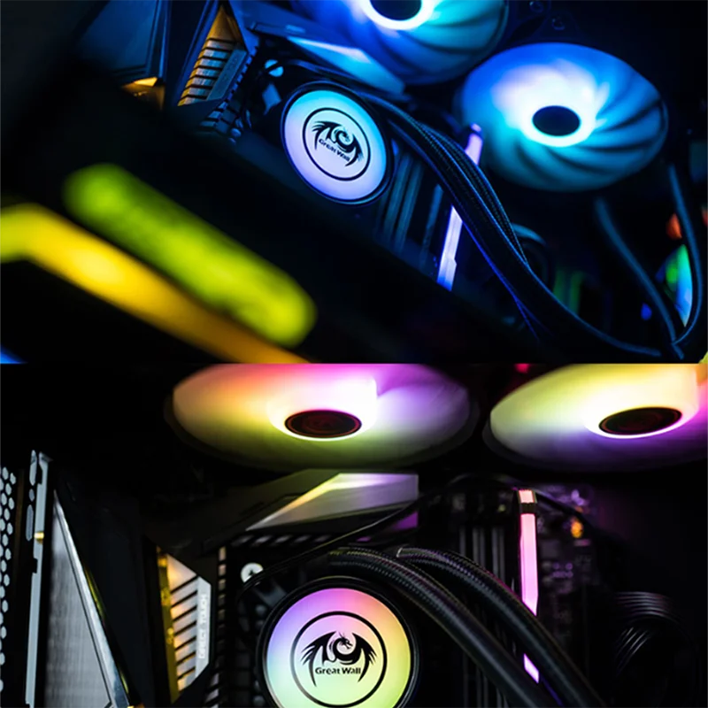Водяной кулер для процессора Great Wall RGB PC Aura Sync все в одном радиатор LGA1150 1151 2011 2066 775