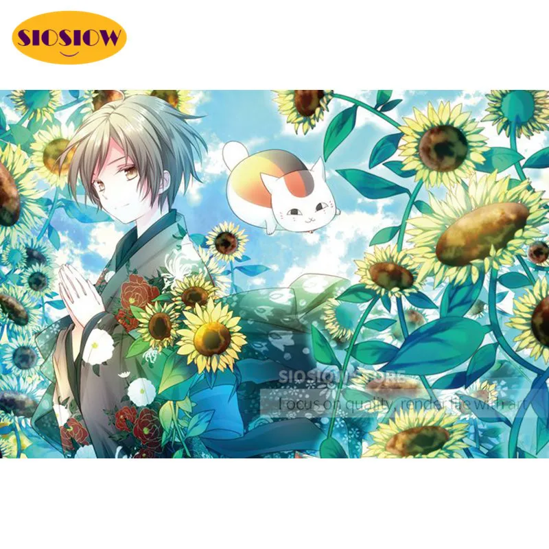 Полноразмерная картина из страз 5d сделай сам японское аниме экшн фигурки 3D