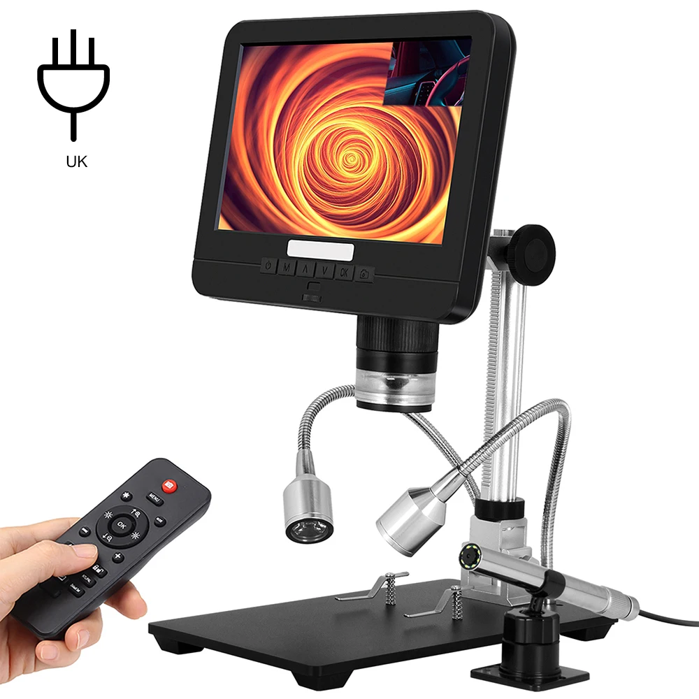 7 &quot2.0MP 200X цифровой микроскоп промышленный осмотр электронный мобильный телефон