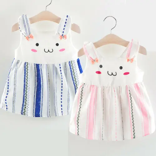 Детские нагрудники для маленьких девочек с бантиком и кроликом милое платье в