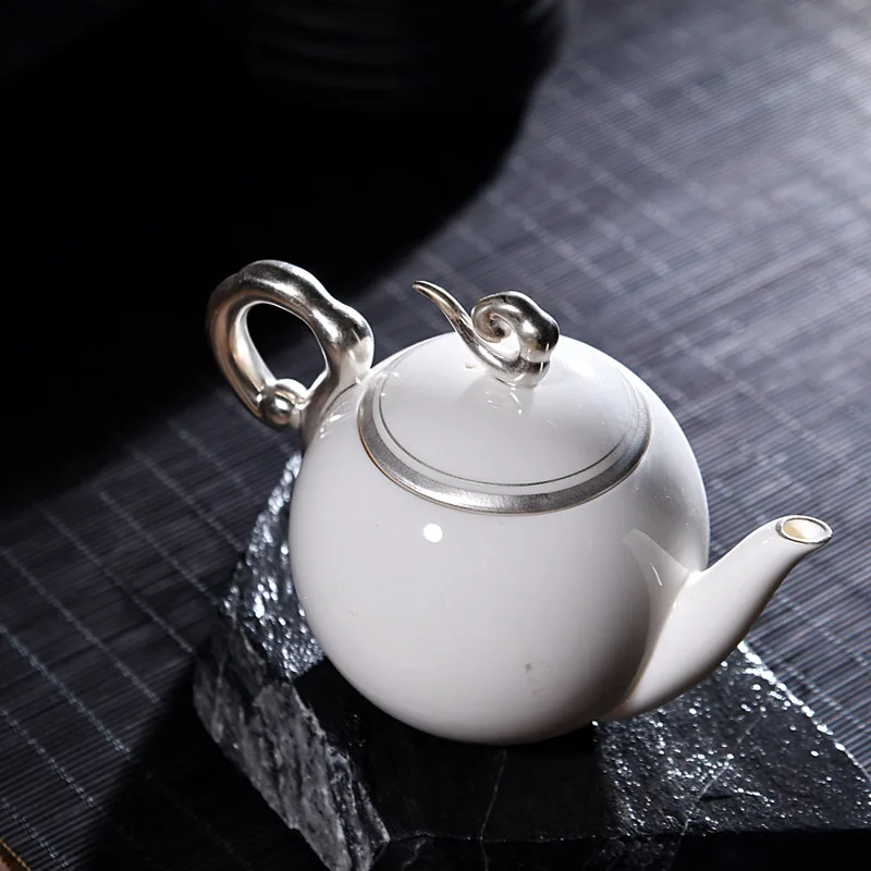 Керамика ручной работы японский агатовый глазурь позолоченный заварочный