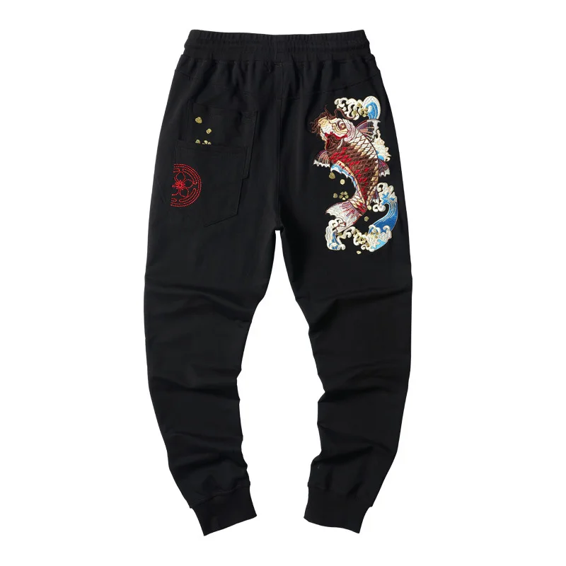 

New Spring Autumn Men's Sports Pants Stretch Street Fashion Men embroidery Printing Casual Sweatpants Jogging Pants