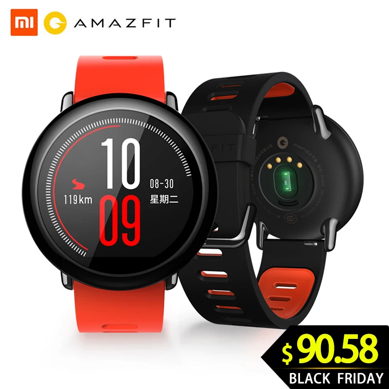 Умные часы Huami Amazfit Pace, Bluetooth 4,0, спортивные Смарт-часы, gps, пульсометр, Интеллектуальный монитор AMAZFIT, Смарт-часы F2