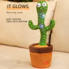 Танцующий кактус, Электронная плюшевая игрушка, мягкая плюшевая кукла, младенцы, кактус, который может петь и танцевать, Интерактивная младшая игрушка Старка для детей