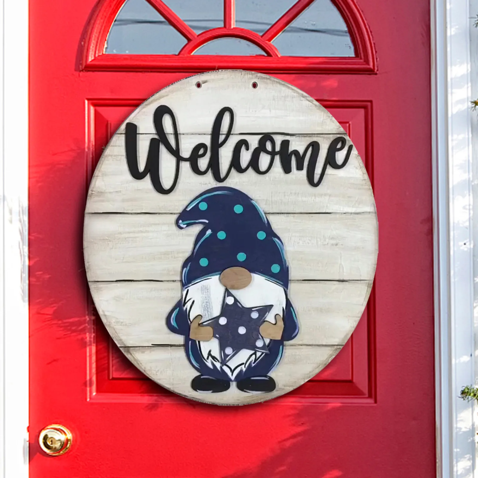 

ramadan decoration Gnome Door Hanger Seasonal Welcome Sign with Interchangeable Holiday Pieces home decoration accessories