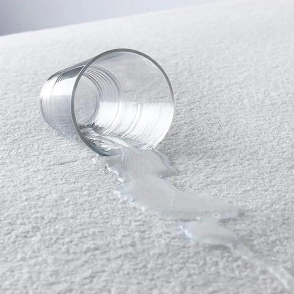 1PCs New Four - Corner Tendon Terry Cloth Waterproof Bed Cover Mattress Protector | Дом и сад