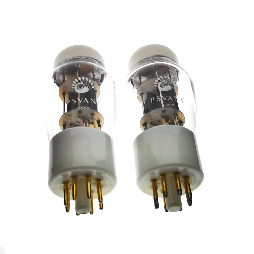 2PCS PSVANE Hot New 6SN7C UK6SN7 Vacuum Tube Gold Pin Replace 6SN7 6N8P 6H8C Matched Pair | Diodes