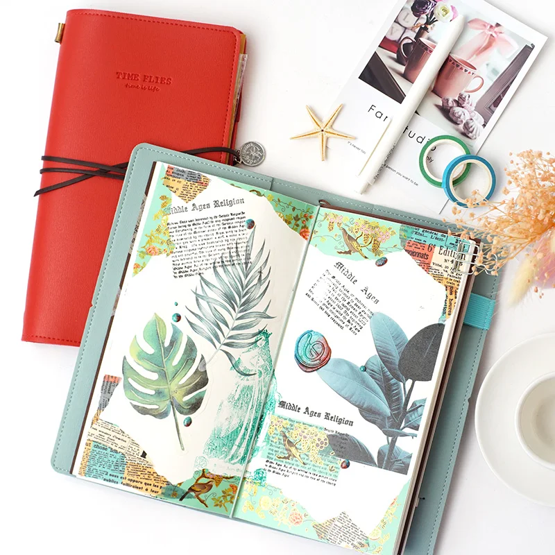 Traveler Notebook Leather Planners Creative DIY Travel Journal Notepads TN Sprial Recording Daily Memos Notebooks Gifts | Канцтовары для