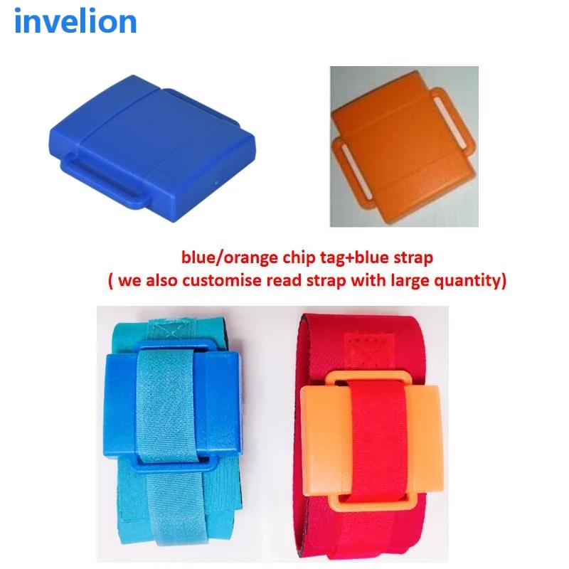 100pcs/lot iso18000-6c passive gen2 adjustable waterproof uhf rfid tag access control proximity 1meters wristband | Безопасность и