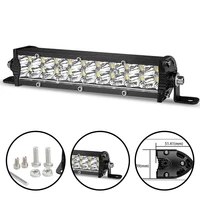 1x car slim dual color strobe offroad led light bar 60w 8 inches 20led auto parts off road car lights ultra thin double row