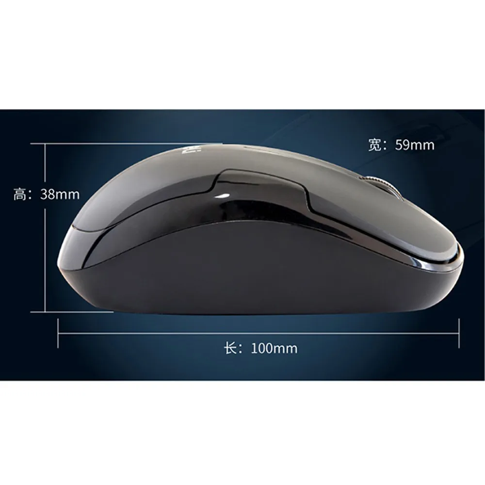 

Deli Laptop Wireless Mouse Office Home Fashion Portable Gaming Mouse With Independent Switch For Desktop Computer Notebook