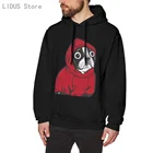 Забавная Красная толстовка Бостон-терьер с капюшоном, толстовка с забавными собаками в стиле французского бульдога, худи в стиле Харадзюку, худи для творчества, уличная одежда