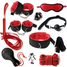 Фетиш, искусственные мужские наручники, зажимы для сосков, плетка для шлепков, игры для взрослых, набор экипировки, аксессуары, портупея 18 +
