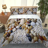 3d digital printing pebbles multicolor soft quilt cover duvet cover set twin full queen king size home textilein bedding set