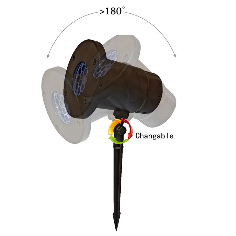 

Christmas Snowflake Projector Lamp LED Snowfall Projector Lights Outdoor Party Wedding Snow Falling Landscape Projection Light