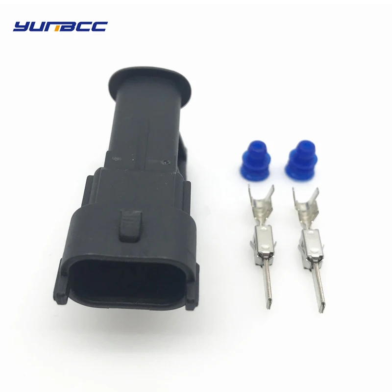 2 комплекта шпильки мужской дизельного топлива Форсунка системы питания с общей