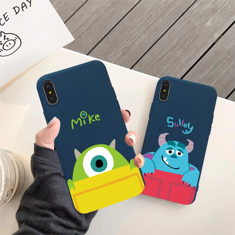 Чехлы для iPhone 8 XS MAX XR X 7 6 6s Plus Monsters университетский Мягкий силиконовый чехол для телефона