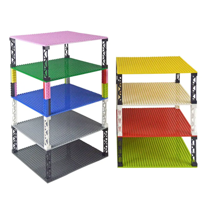 Двусторонние базовые пластины пластиковые мелкие кирпичи совместимые со всеми