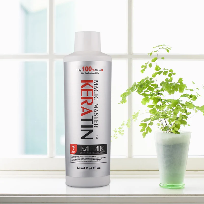 

120ml MMK Without Formalin Keratin Hair Straightening Cream Nice Smell Coconut Improve Frizzy Hair Repair
