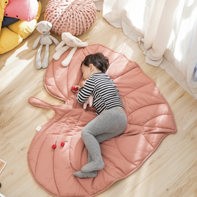 

Child Play Mat Rug Cotton Leaves Baby Crawling Mats Enfant Children Toys Blanket Rugs Baby Gym Carpet Newborn Kids Room Decor