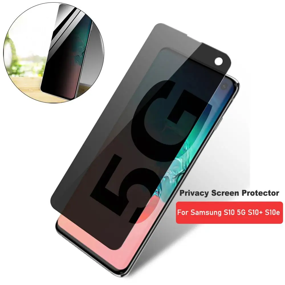 Мягкий термополиуретановый защитный экран для Samsung Galaxy S10 + 5G S10e с защитой от