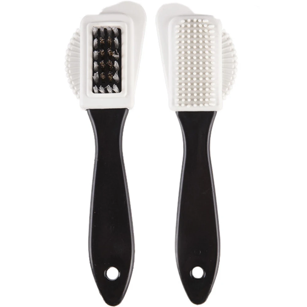 Ластик для обуви пластиковый скребок ботинок щетка многофункциональная из замши