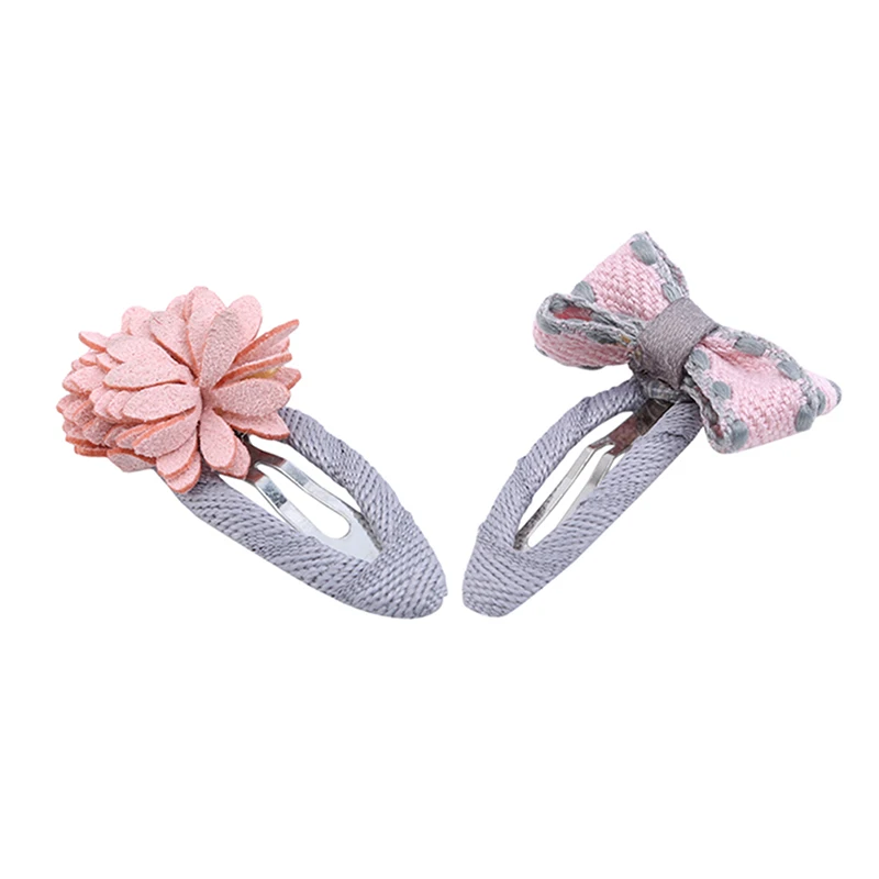 Заколки для волос с цветами звездами сердечками 1 пара | Красота и здоровье