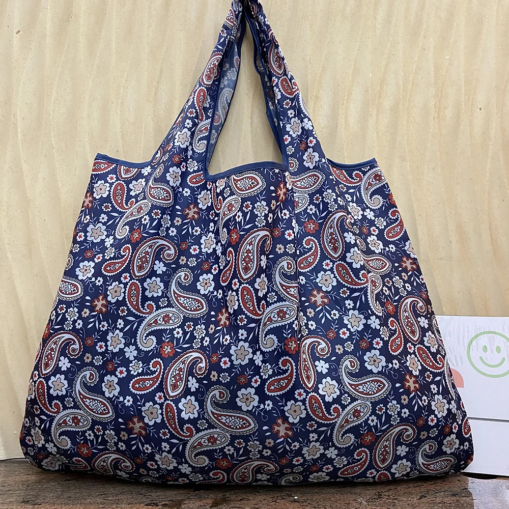 

Heavy Reusable Grocery Bag Foldable Shopping Bag Large 50 Pound Handbag Tote Bag Travel Shoulder Bag Ladies Shopper