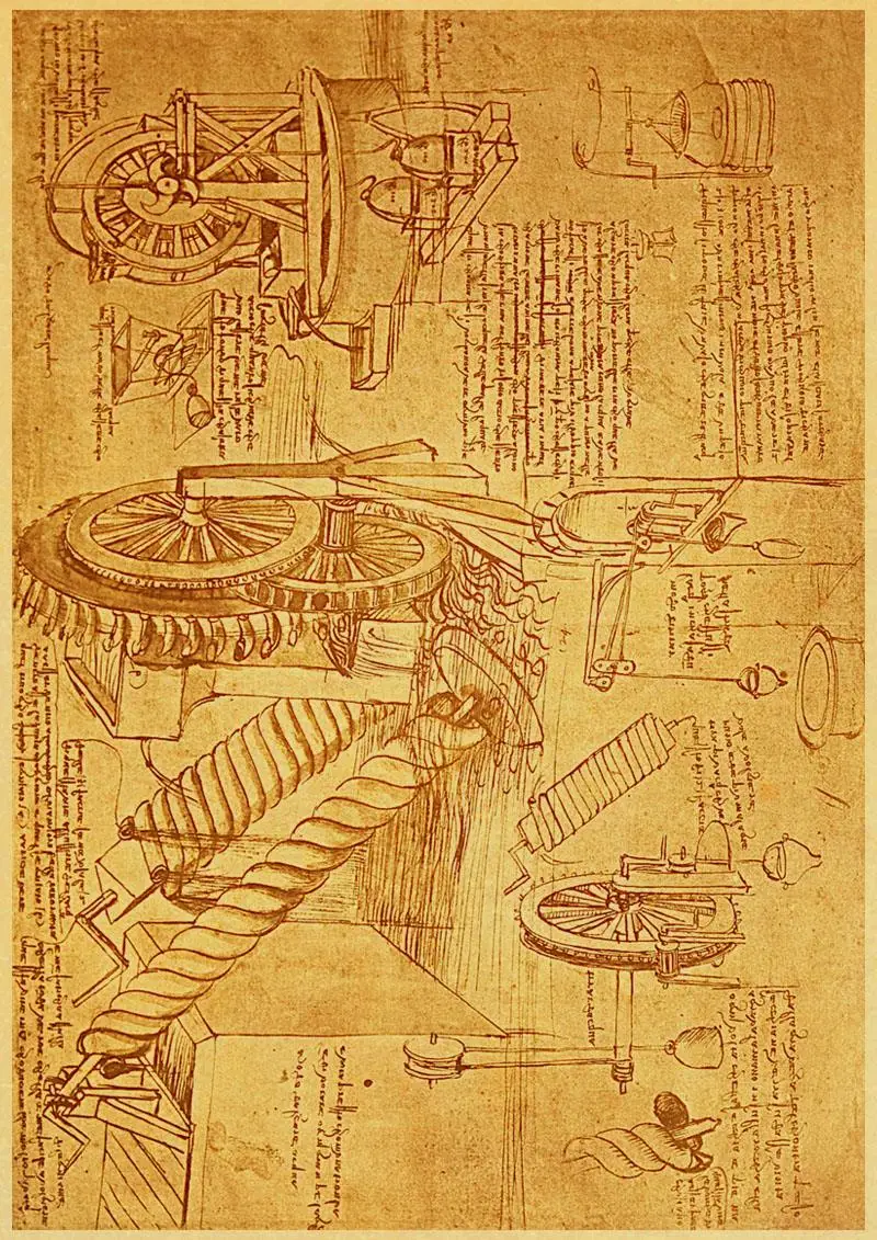 

Настенные наклейки Леонардо да Винчи Витрувианский человек