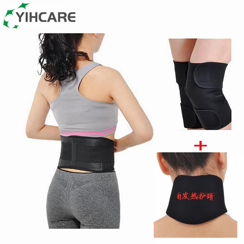 YihCare 4 шт./компл. самонагревающийся пояс для поддержки турмалиновая Магнитная