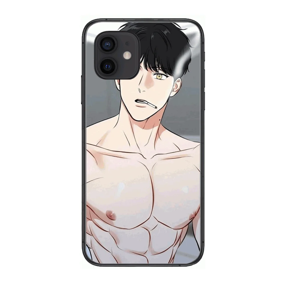 

bjalex anime Style Phone Case cover For iphone 12 pro max 11 8 7 6 s XR PLUS X XS SE 2020 mini black cell shell