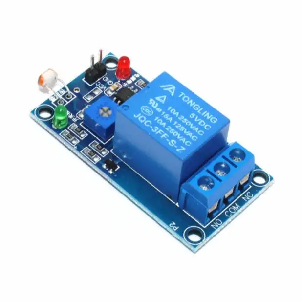 Переключатель светильник 12 В/фоторезистор плюс релейный модуль/переключатель