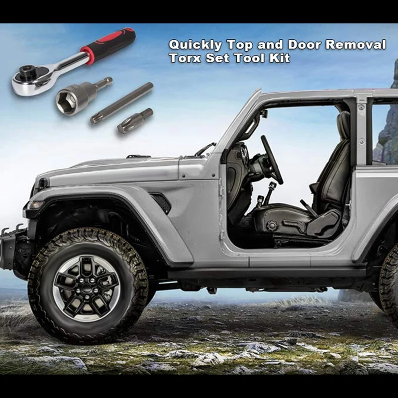 Набор инструментов для удаления твердых топов и дверей 4 шт. набор замены 68361574AB