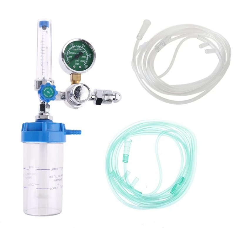 

G5/8 CGA540 Flow Meter Absorber Buoy Type Inhalator Pressure Gauge Pressure Reducing Valve Regulator