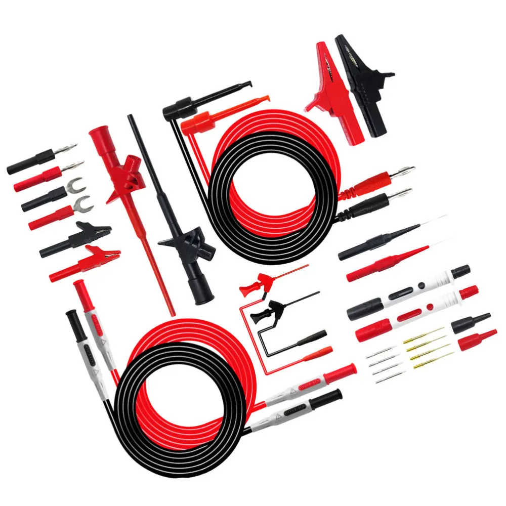 1 набор 4 мм разъем типа банан тест зонд игла мультиметр зонды диагностическая