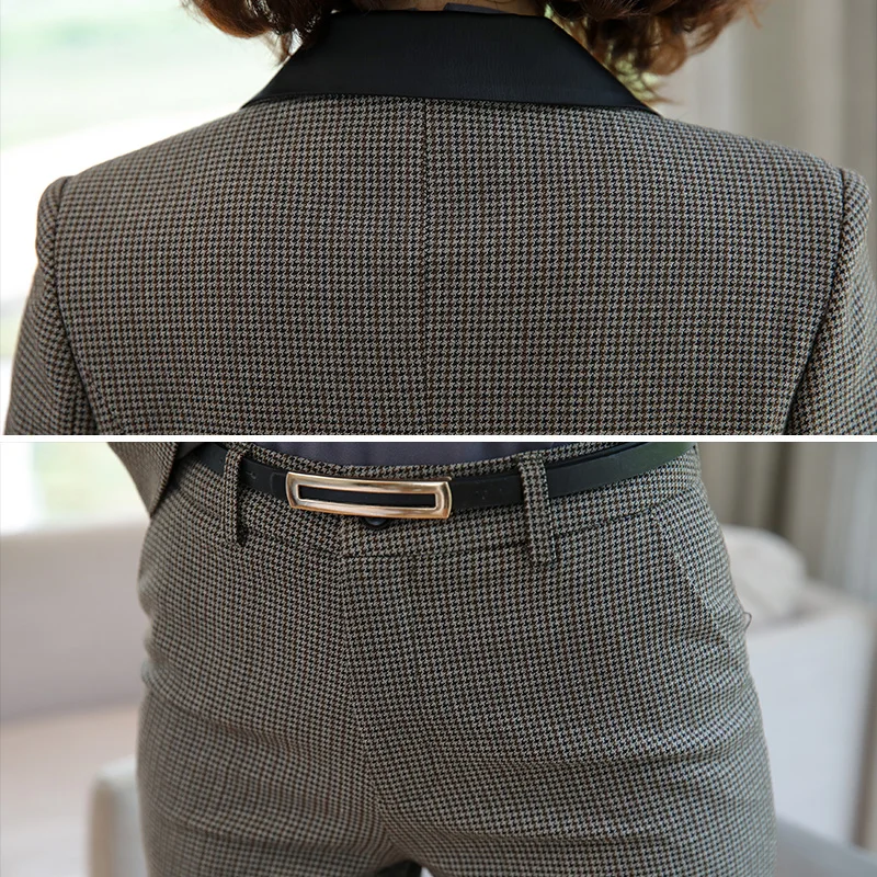 Lenshin высококачественный комплект из 2 предметов с рисунком гусиные лапки