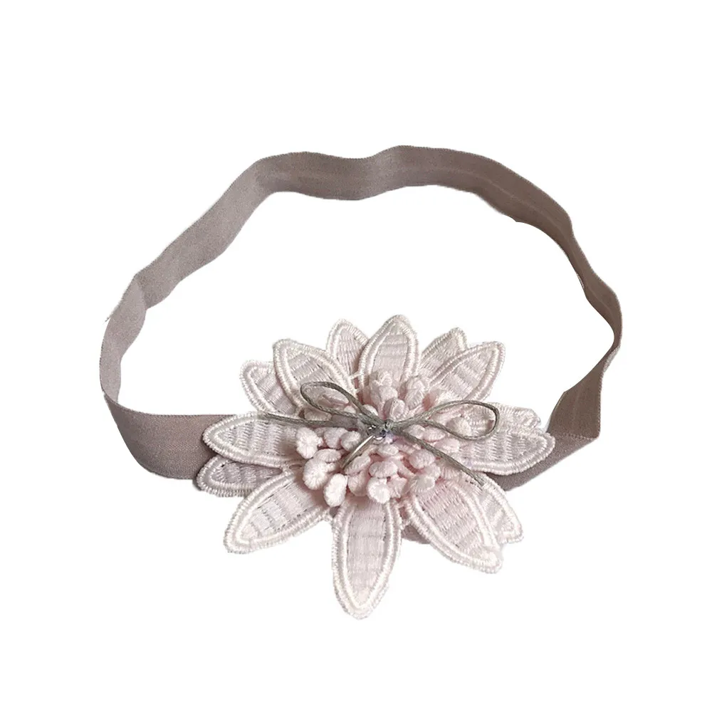 Baby Headband Hair Sharp Angle Flower Ribbon Newborn Toddler Turban Haarband Accessories Bandeau Bebe Fille | Детская одежда и