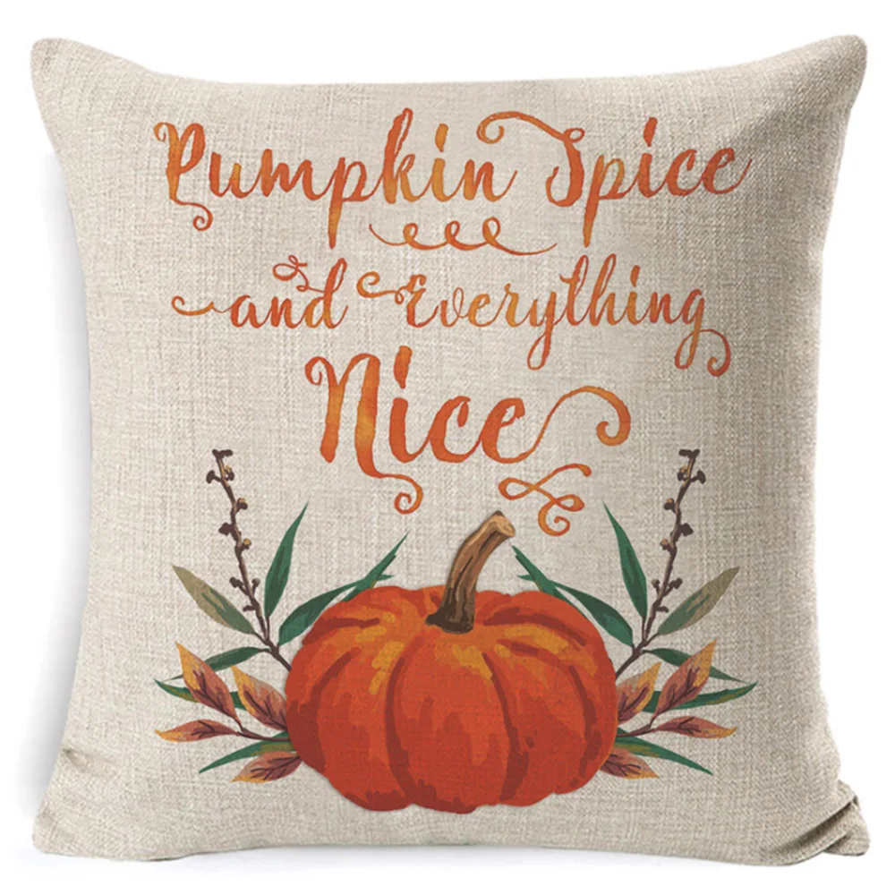 Новые акварельные подушки в виде тыквы Осенние на Хэллоуин День благодарения