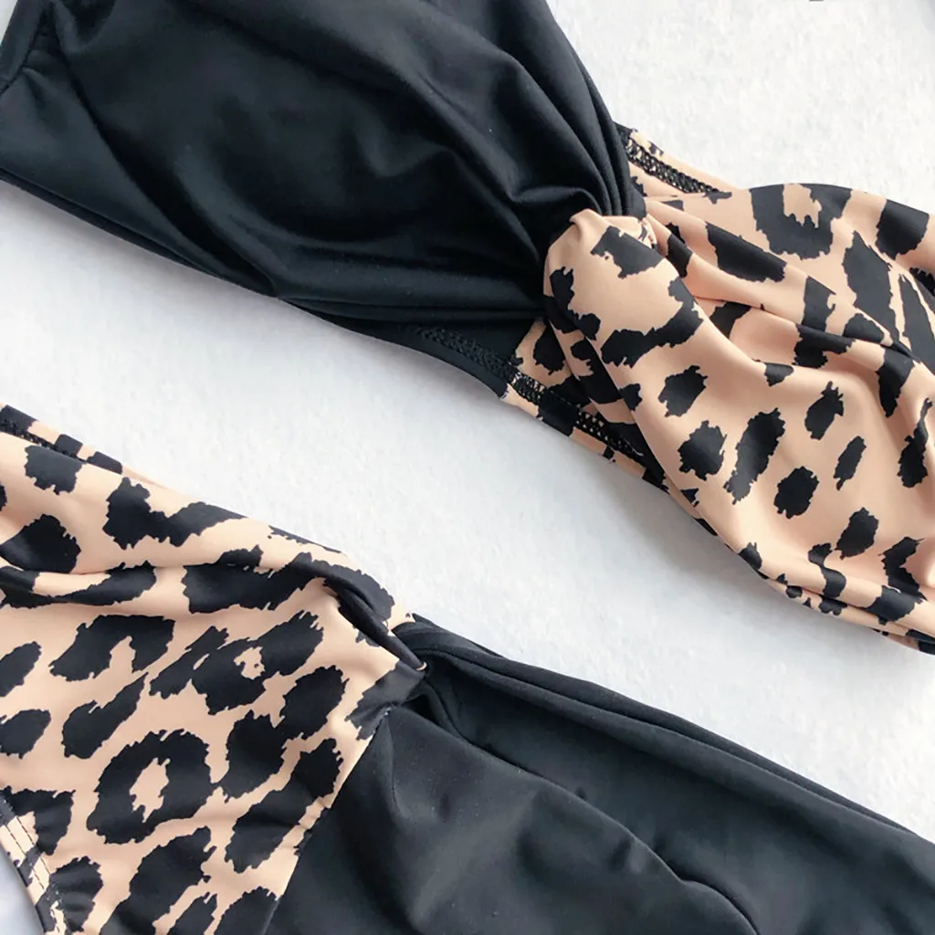 JAYCOSIN женский бюстгальтер из двух частей сексуальный двухцветный купальный