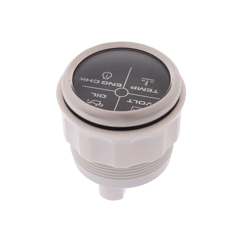 Новый 4 светодиодный Манометр напряжение давление масла температура воды