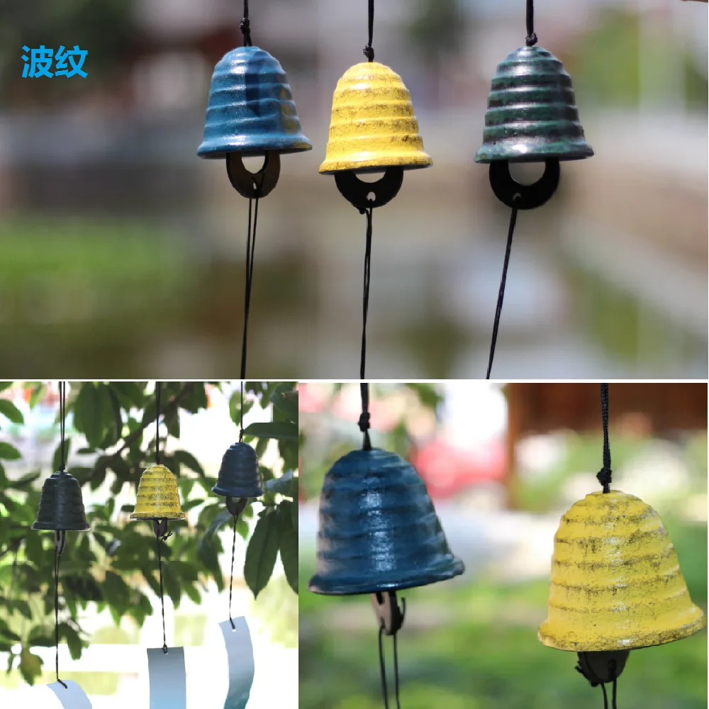

iron Wind Chimes Outdoor Wall Hanging Decoration Garden campanillas de jardin decoracion al aire libre Carillons eoliens murale
