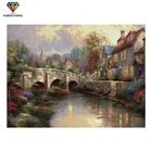 XUEQIXIAOZU 5D DIY картина полностью круглая Алмазная картина красивый пейзаж Вышивка крестиком Мозаика картина Стразы Вышивка